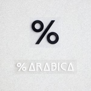 % Sticker Logo & Name