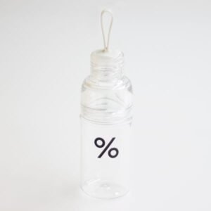 % 16oz Clear Bottle